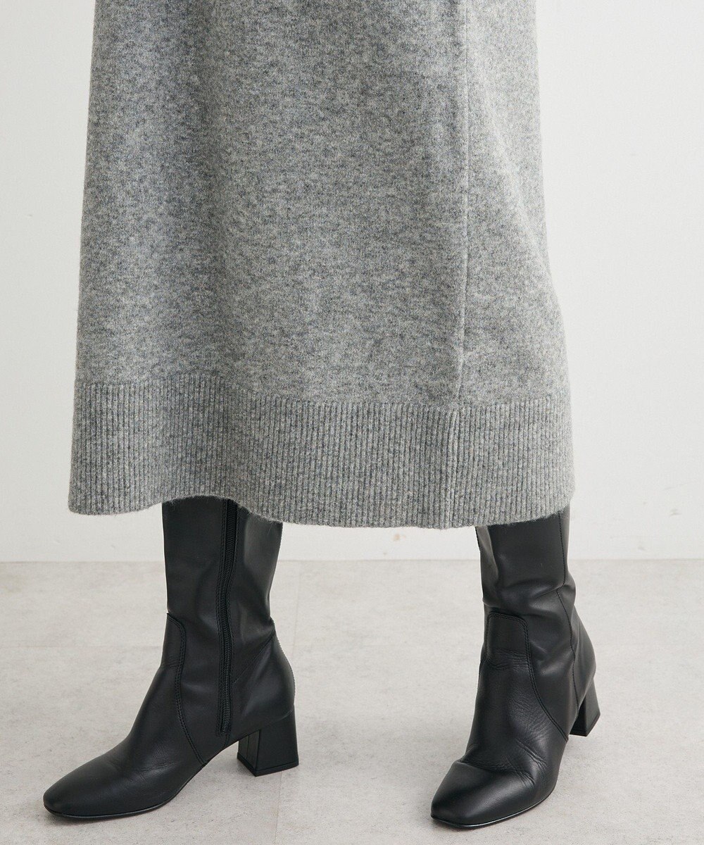 Green Parks 金釦ポロシャツニットワンピース 