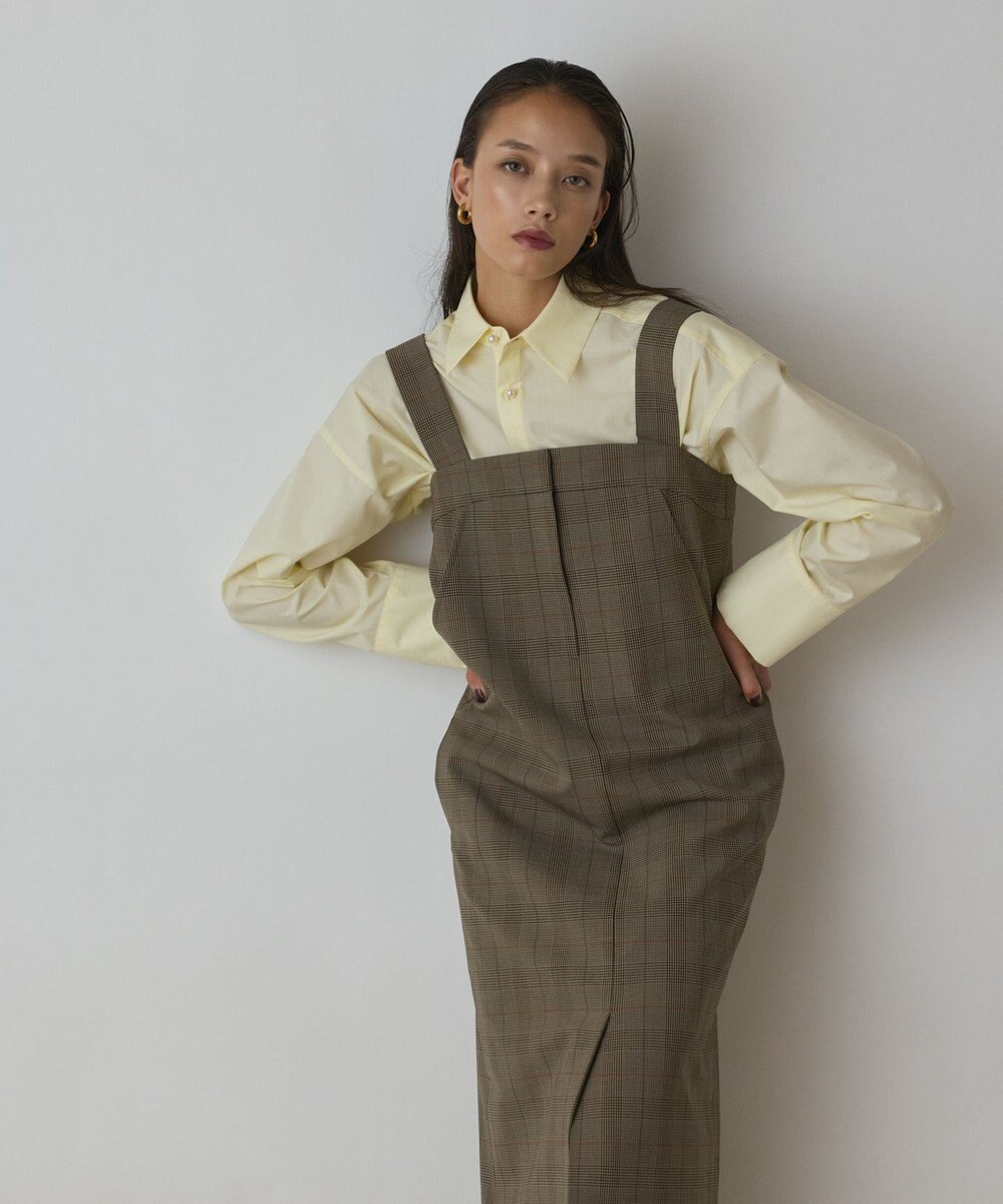 GRACE CONTINENTAL スーツ地ジャンパ－スカート 