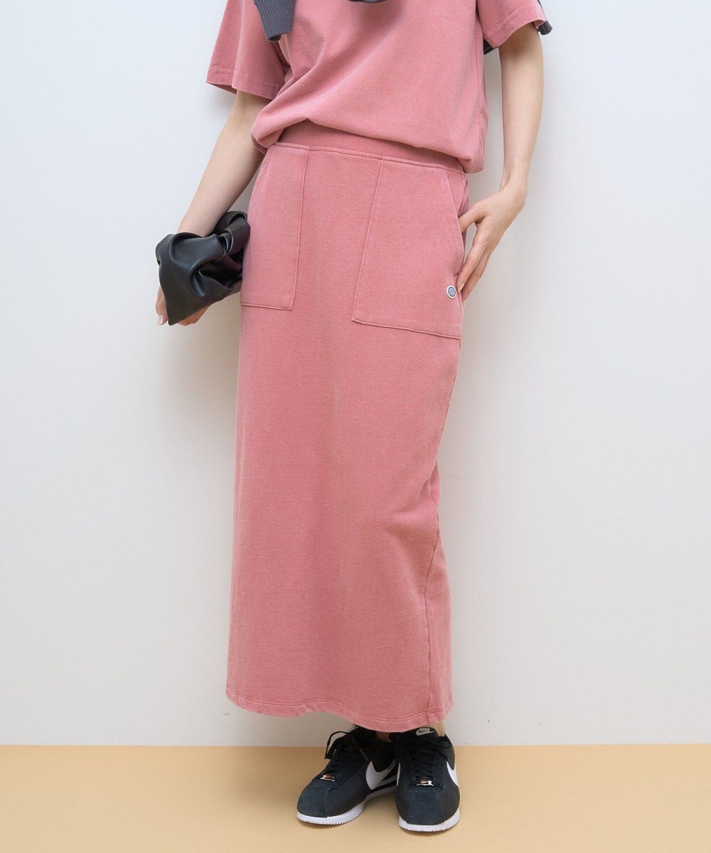 AMERICAN HOLIC DISCUS 加工裏毛ナロースカート 