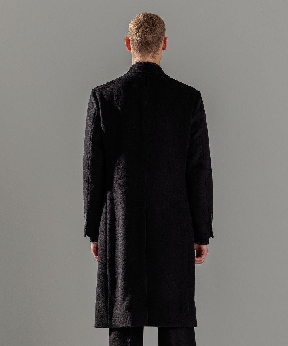 JOSEPH HOMME 【WEB限定】グロッシーウール　ダブルブレストチェスターコート 