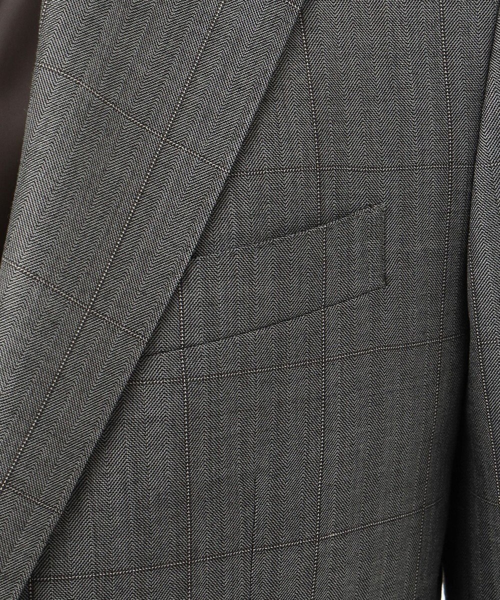 J.PRESS MEN 【ESSENTIAL CLOTHING】ヘリンボーンオーバーペーン スーツ 