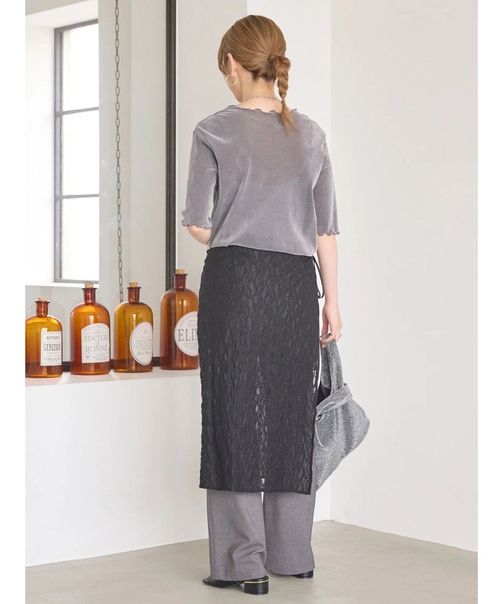 AMERICAN HOLIC シアーベロアＴシャツ 