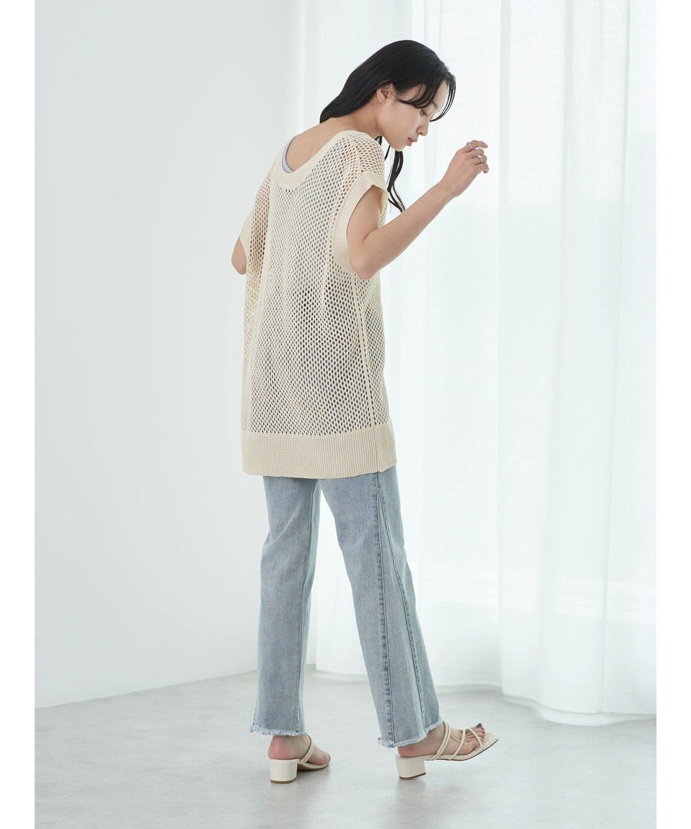 earth music&ecology Ｖネックメッシュベスト 