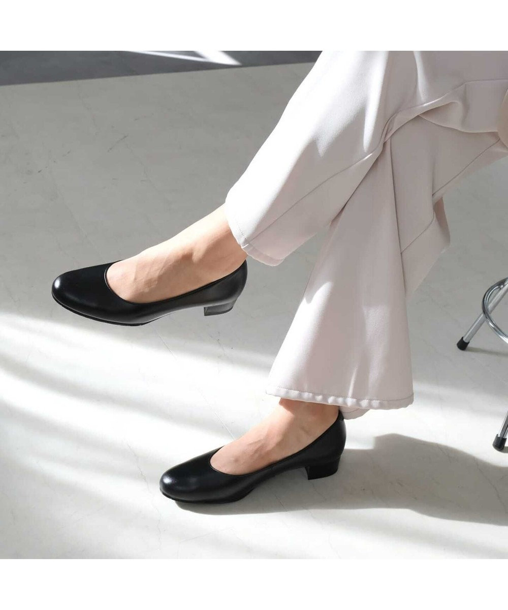 Pointer 日本製 本革 生活防水機能付きパンプス 