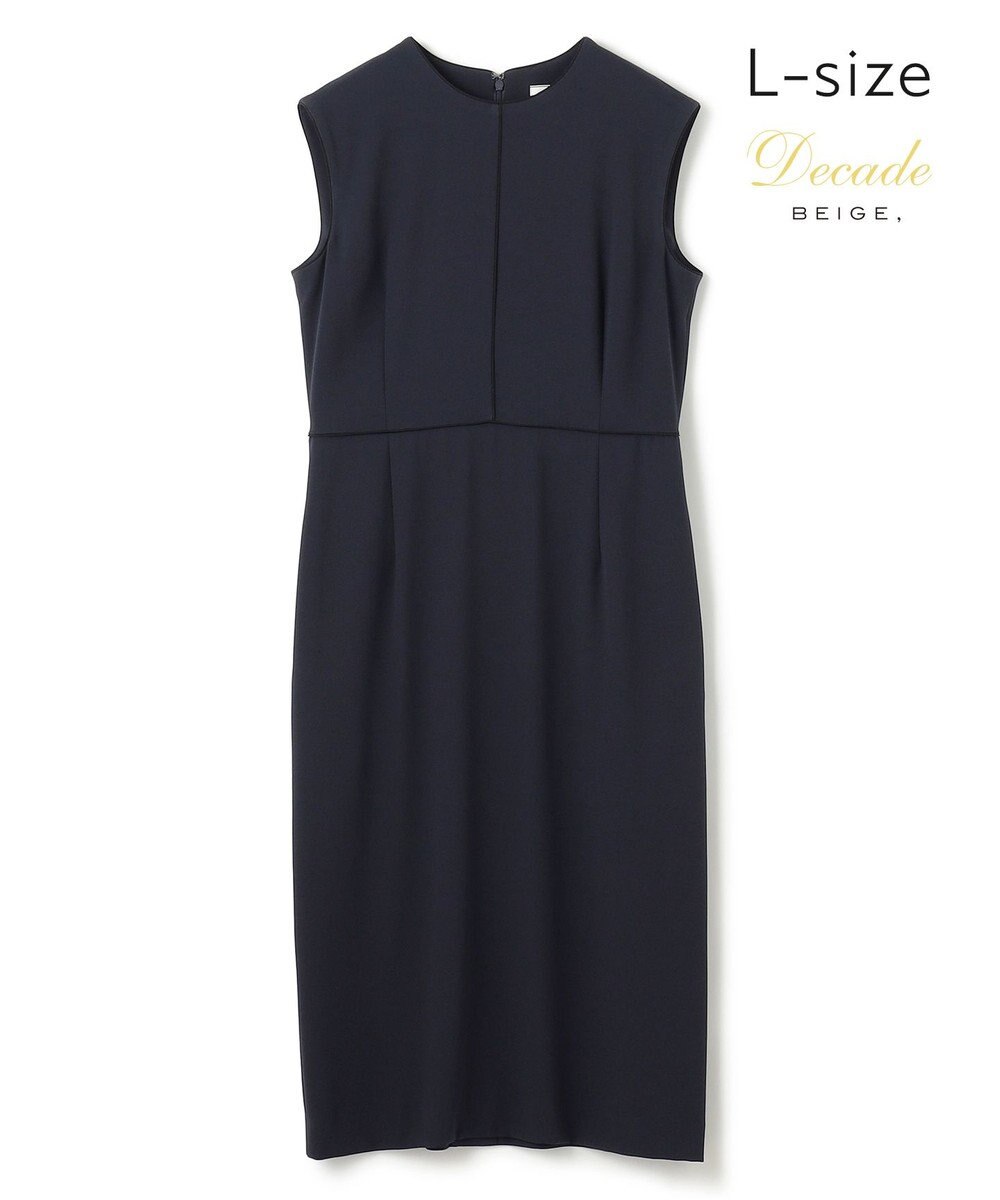 BEIGE， 【L-size】CINDY / クルーネックドレス 