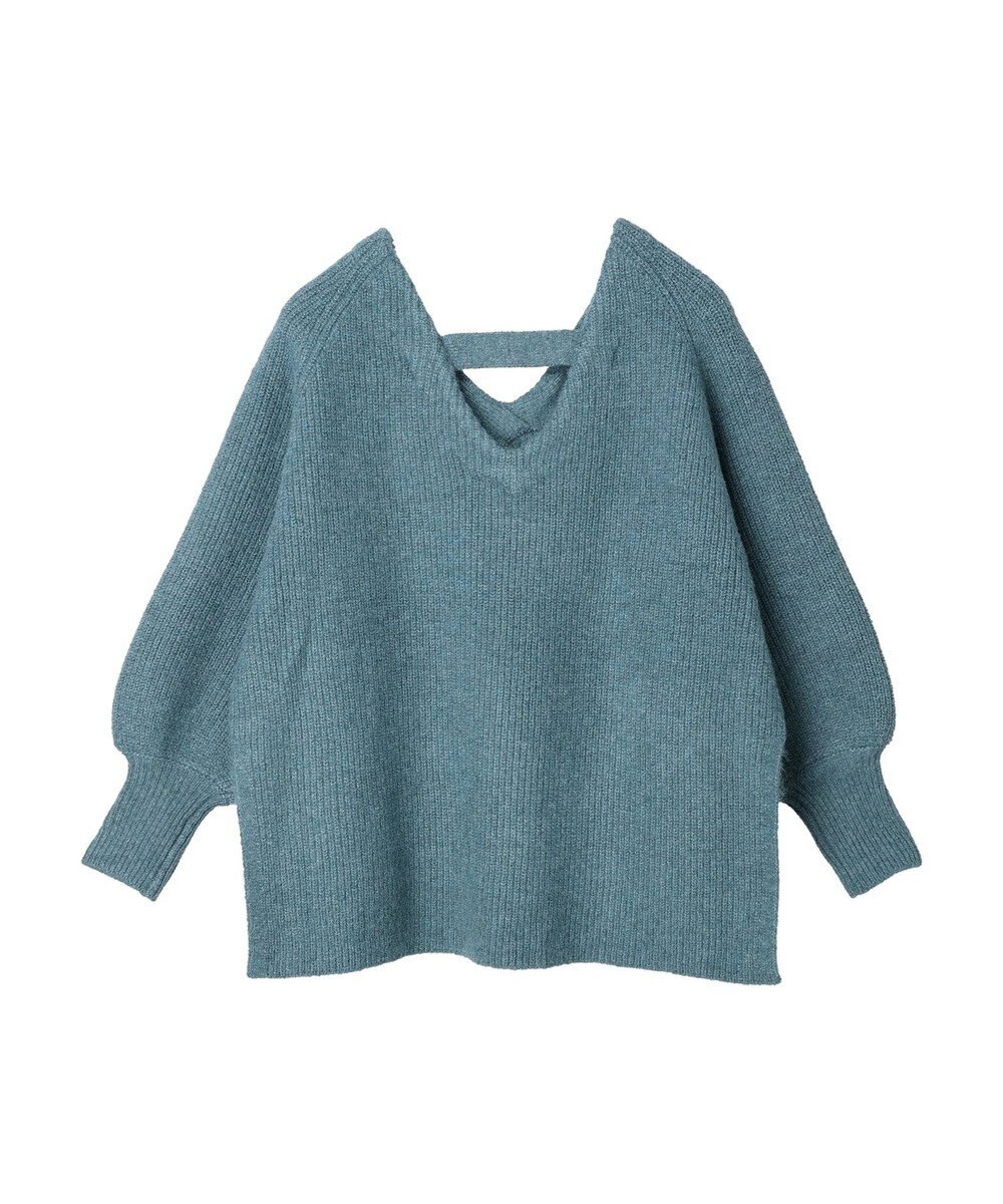 Green Parks ・Ｐｅｔｉｔ　Ｆｌｅｕｒ　両Ｖネックニットチュニック 