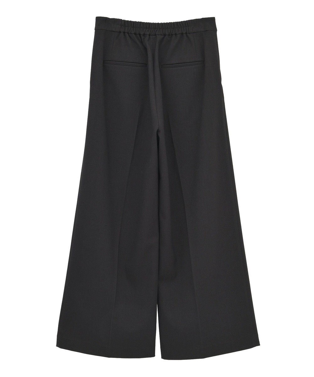 YECCA VECCA 金釦アクセントベルトワイドパンツ 