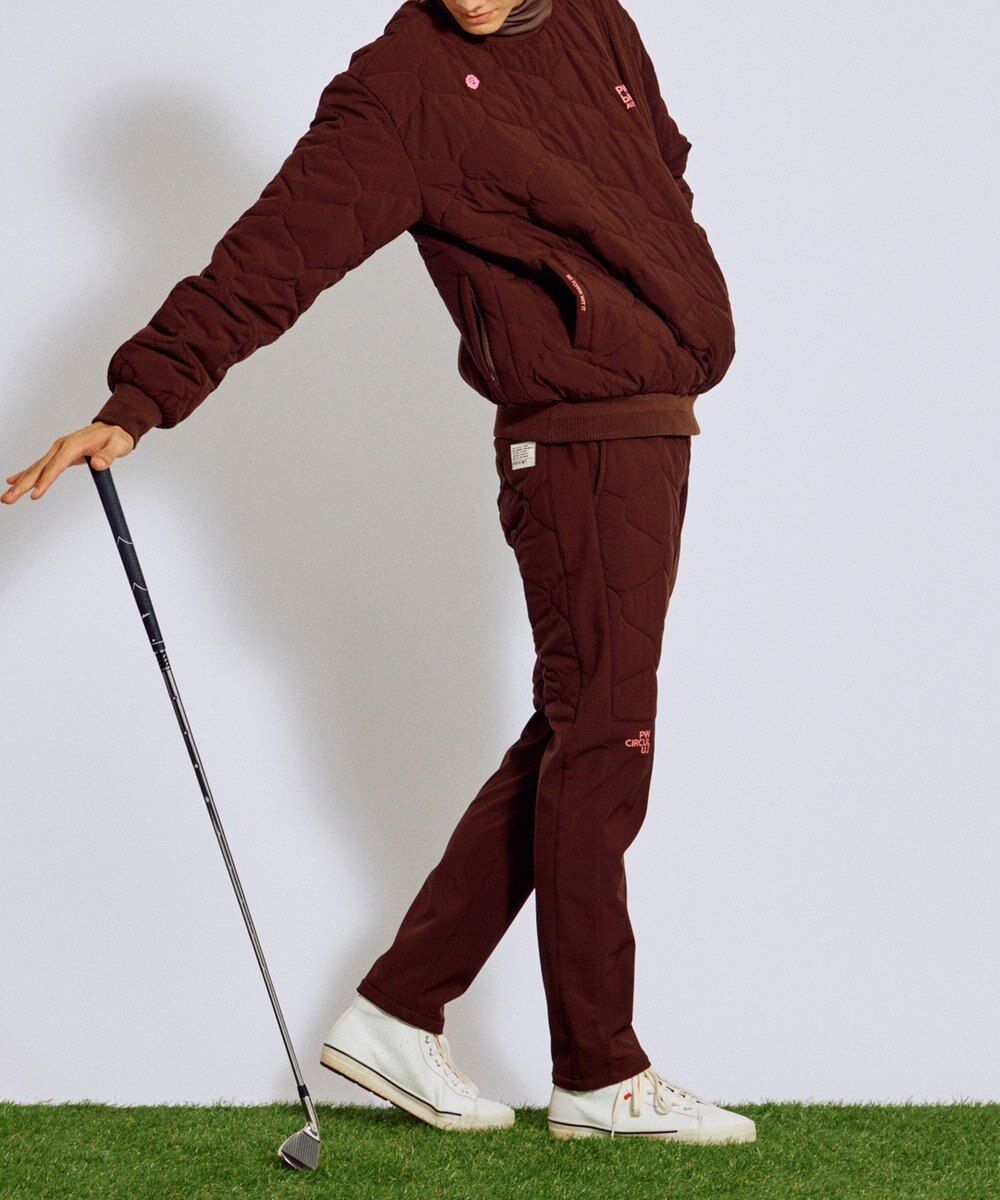 PW CIRCULUS 【撥水加工 / ストレッチ】【MEN】キルティング中綿パンツ ゴルフ 
