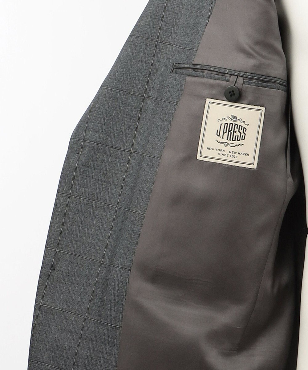 J.PRESS MEN 【ESSENTIAL CLOTHING】ヘリンボーンオーバーペーン スーツ 