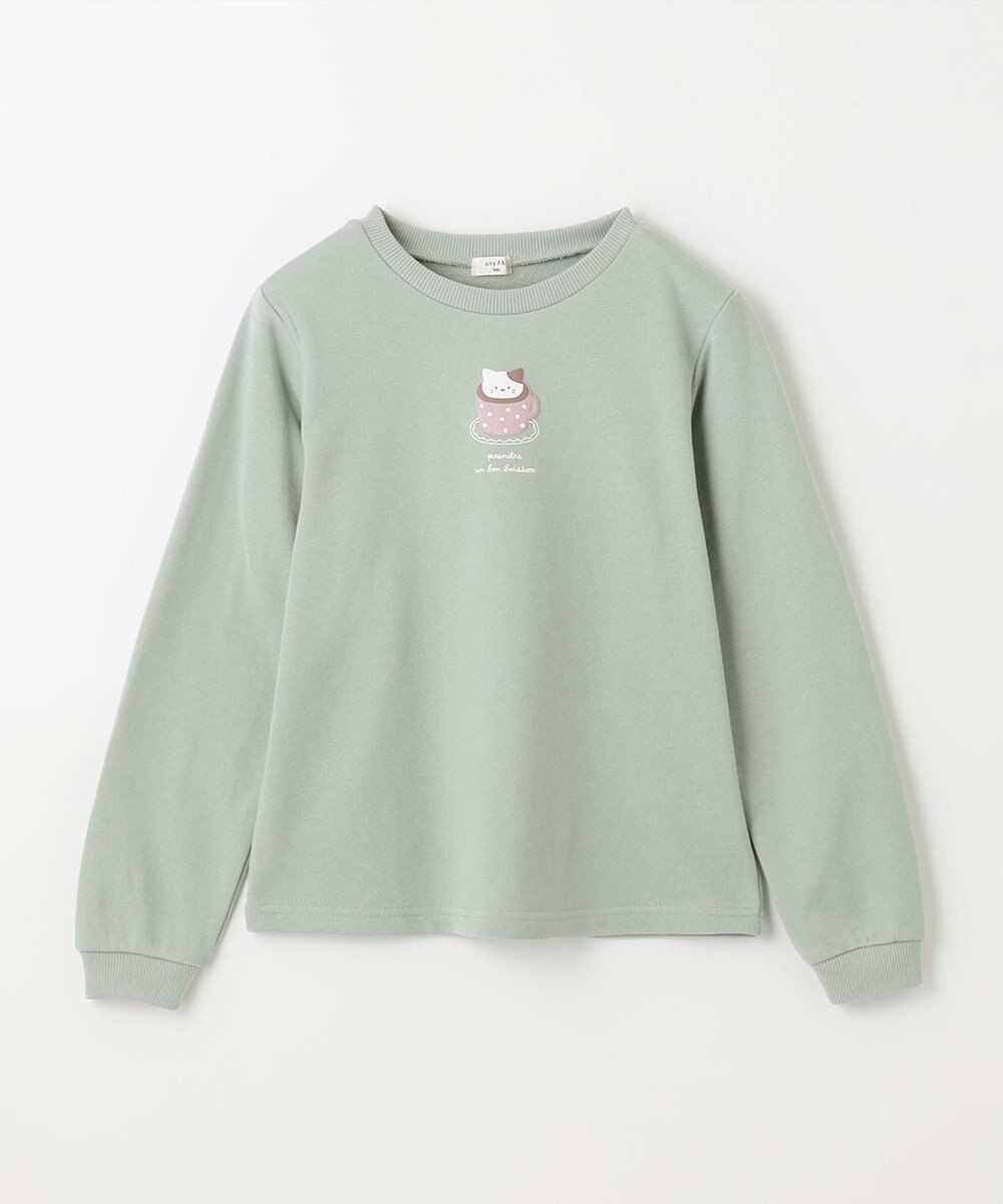 ANY KIDS 【春まで主役】アニマル発泡プリントトレーナー 