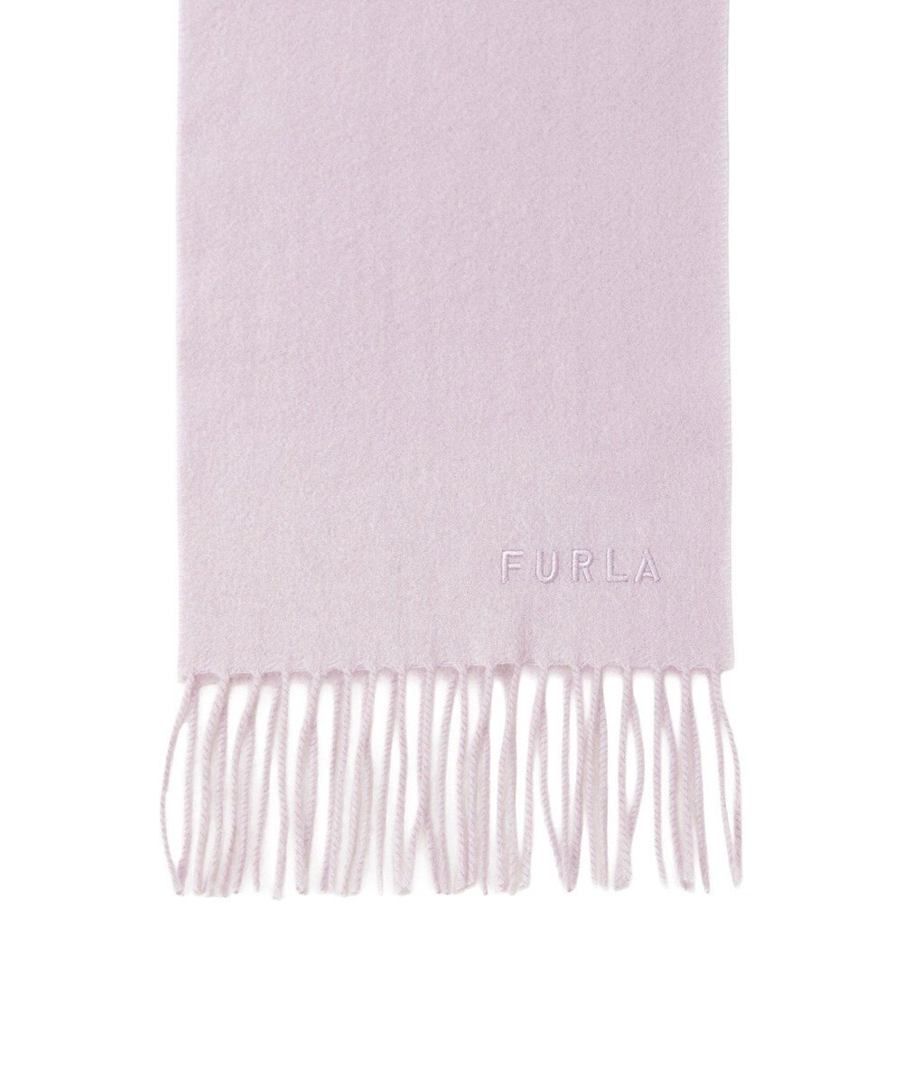 MOONBAT FURLA(フルラ）カシミヤ100％ 無地 プチマフラー 