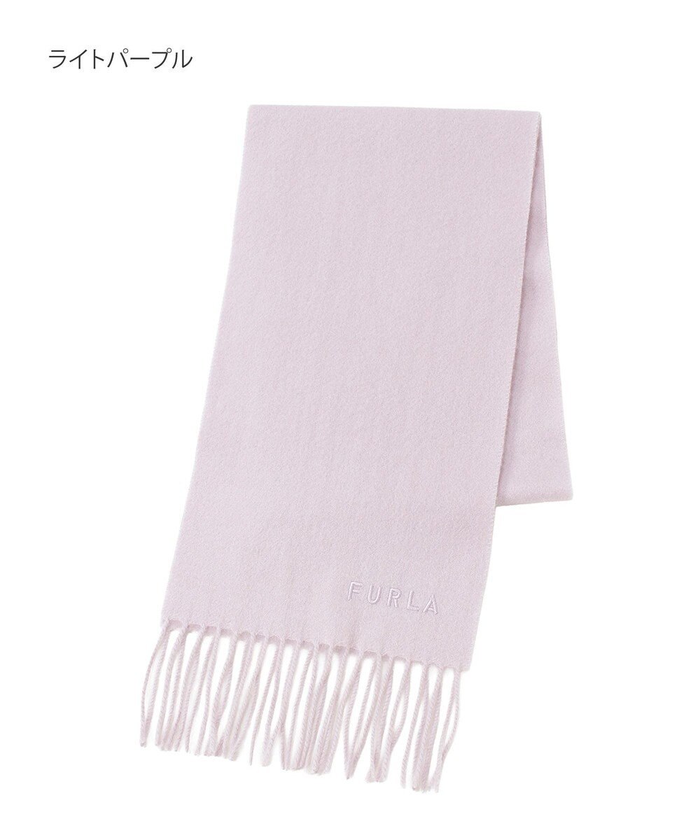 MOONBAT FURLA(フルラ）カシミヤ100％ 無地 プチマフラー 