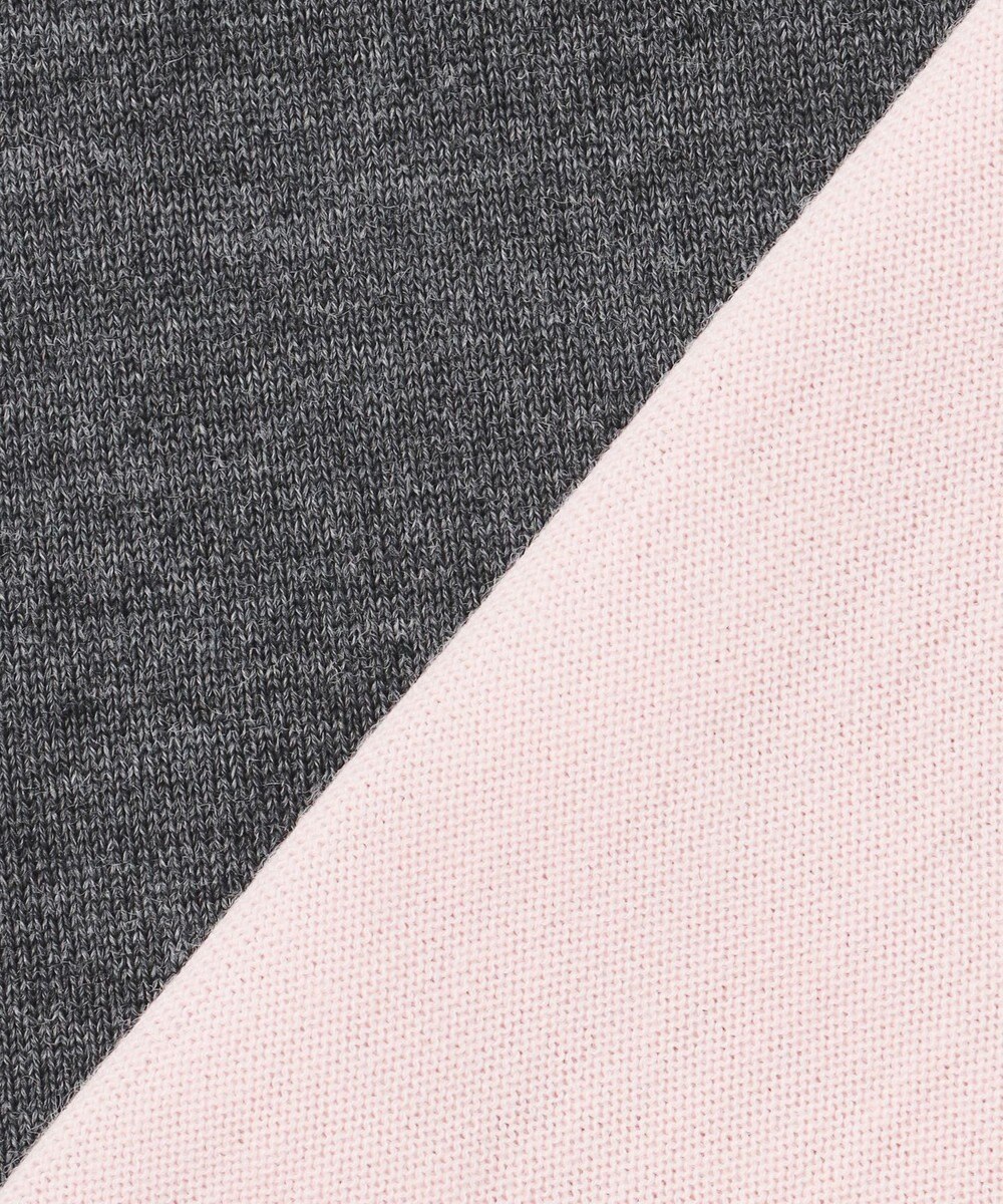 23区 S 【洗える】ウーステッドウール カラーブロック ニット 