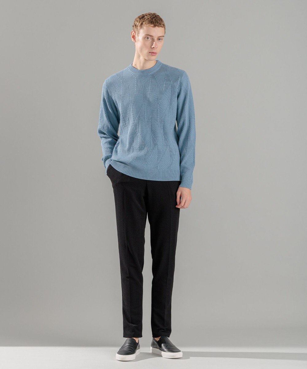 JOSEPH HOMME 新柄【洗える】シルクバルキー  クルーネックニット 