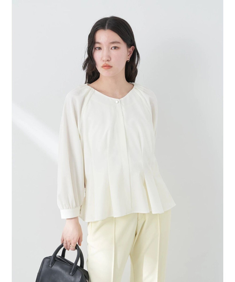 earth music&ecology ペプラムブラウス 