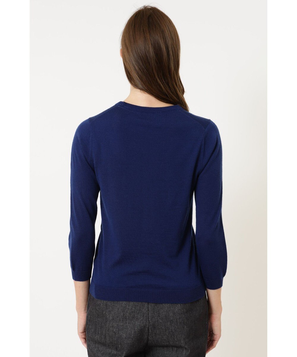 DAKS クルーネックウールニットプルオーバー 