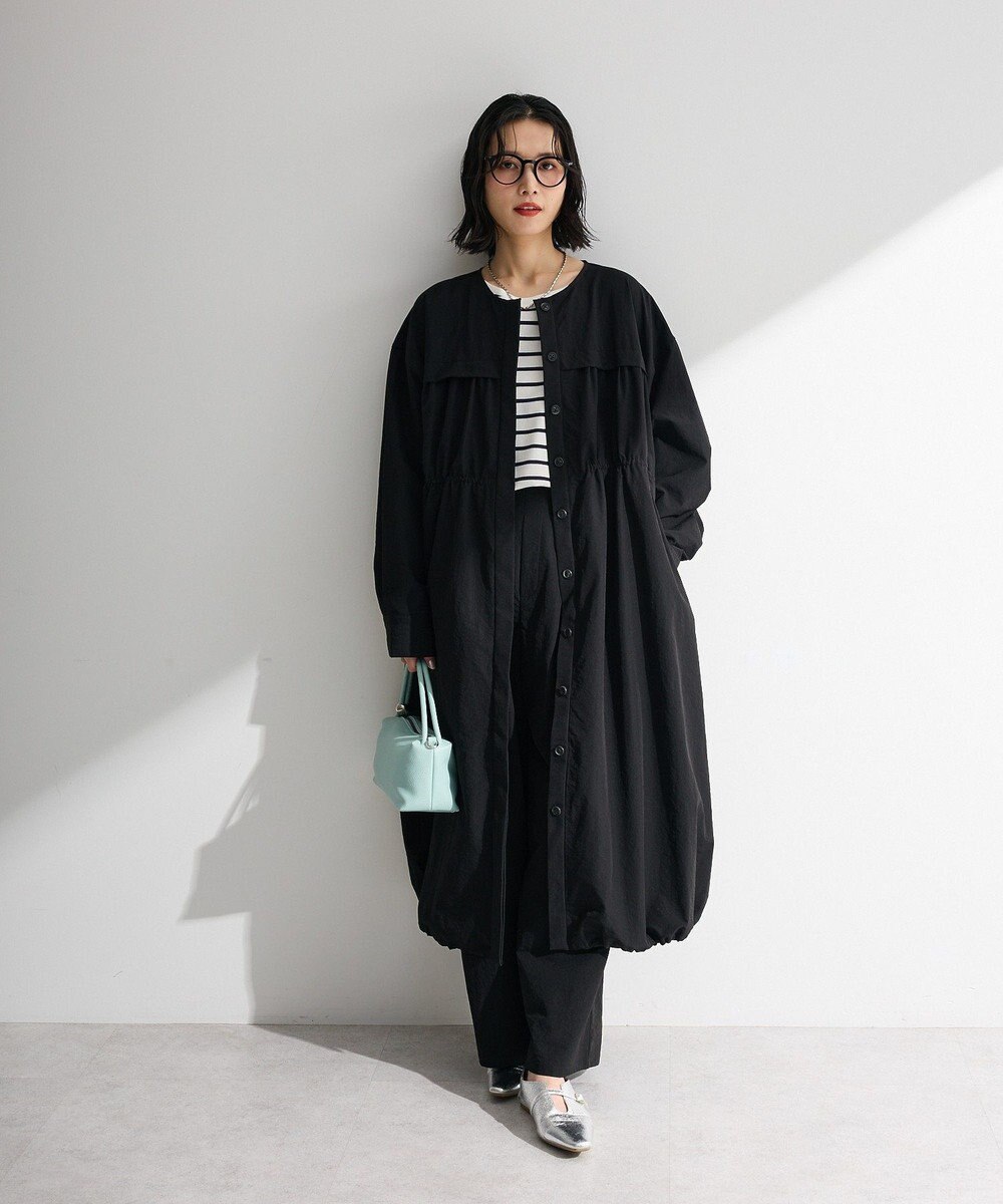 Green Parks ギャザードロストワンピース 