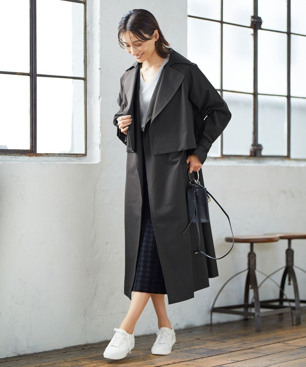 ICB L T/Cシャンブレーツイル 3WAYコート 