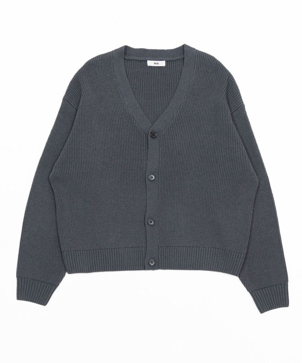 WEGO 【ユニセックス着用ITEM/MLサイズ展開】クロップドカーディガン 