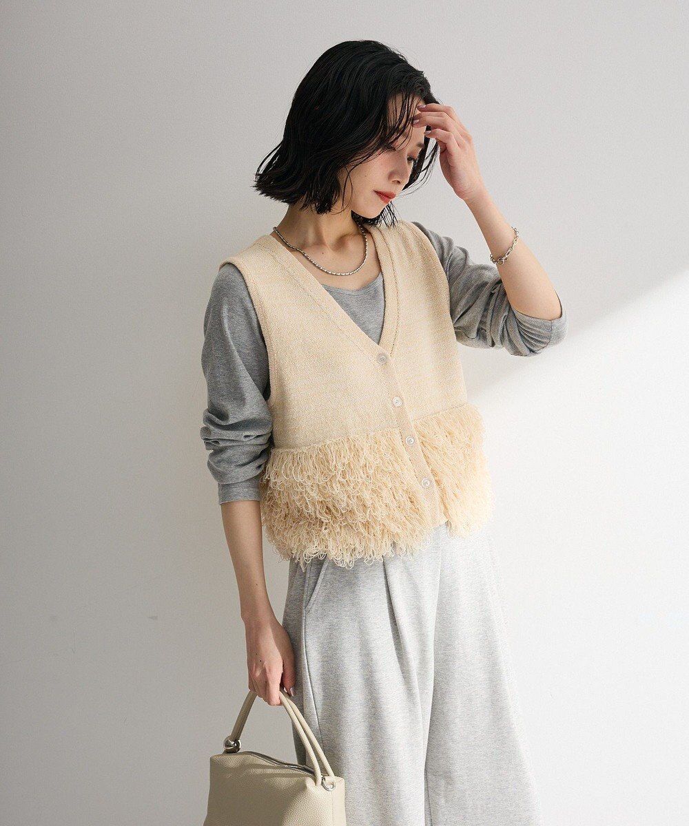 Green Parks ブークレループニットベスト 