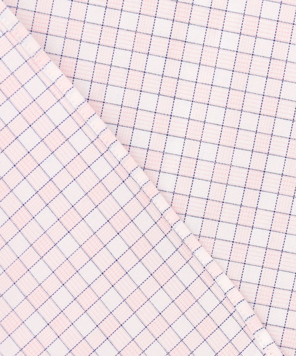 J.PRESS MEN 【PREMIUM PLEATS / 形態安定】スーピマコットンファンシーチェック ドレスシャツ / B.D. 