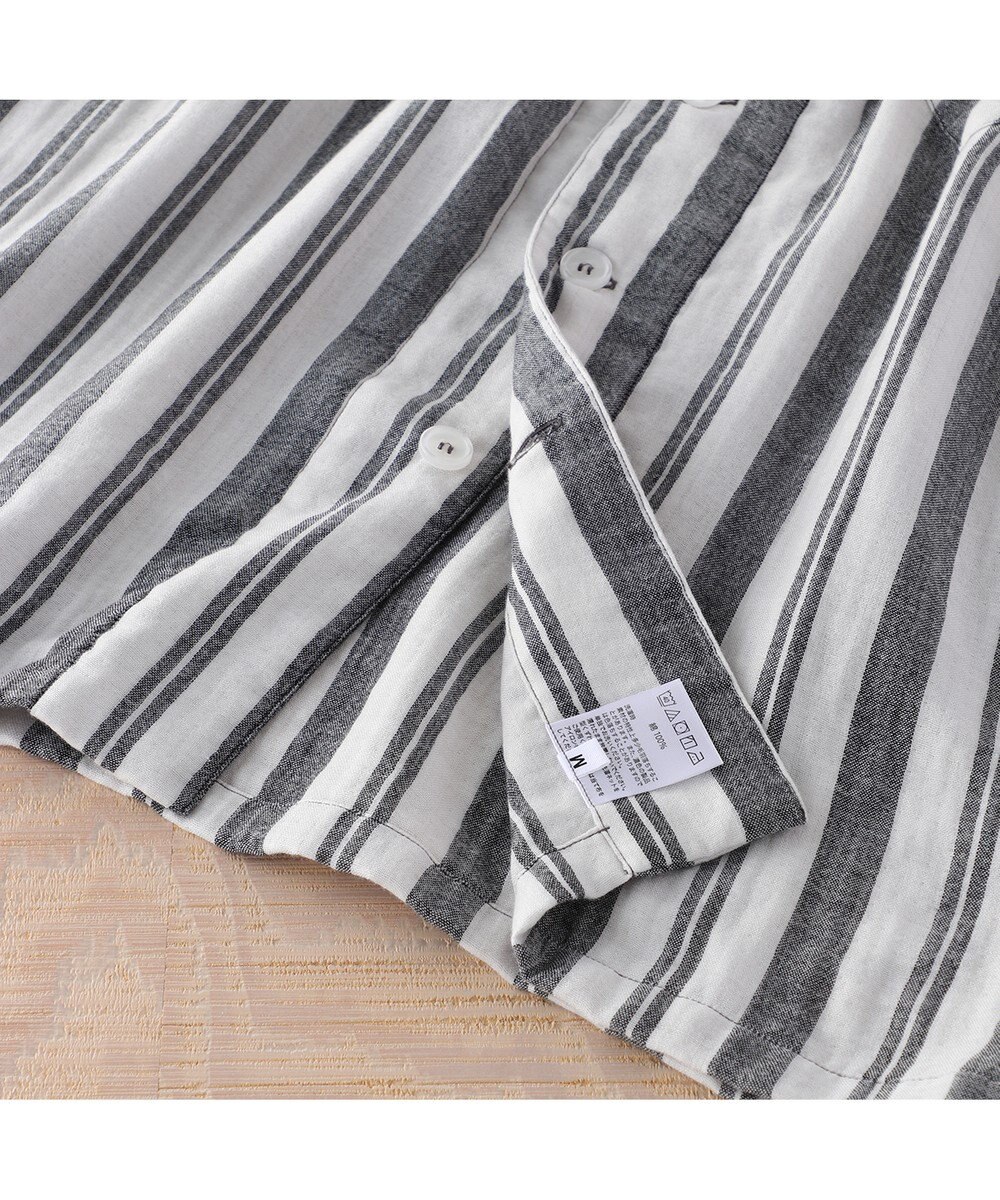 UCHINO マシュマロガーゼシックシンストライプメンズパジャマ 