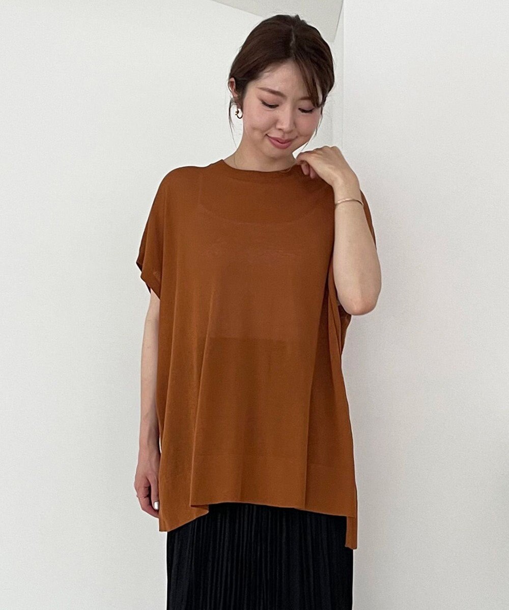 UNFILO フロスティコットン オーバーニット 