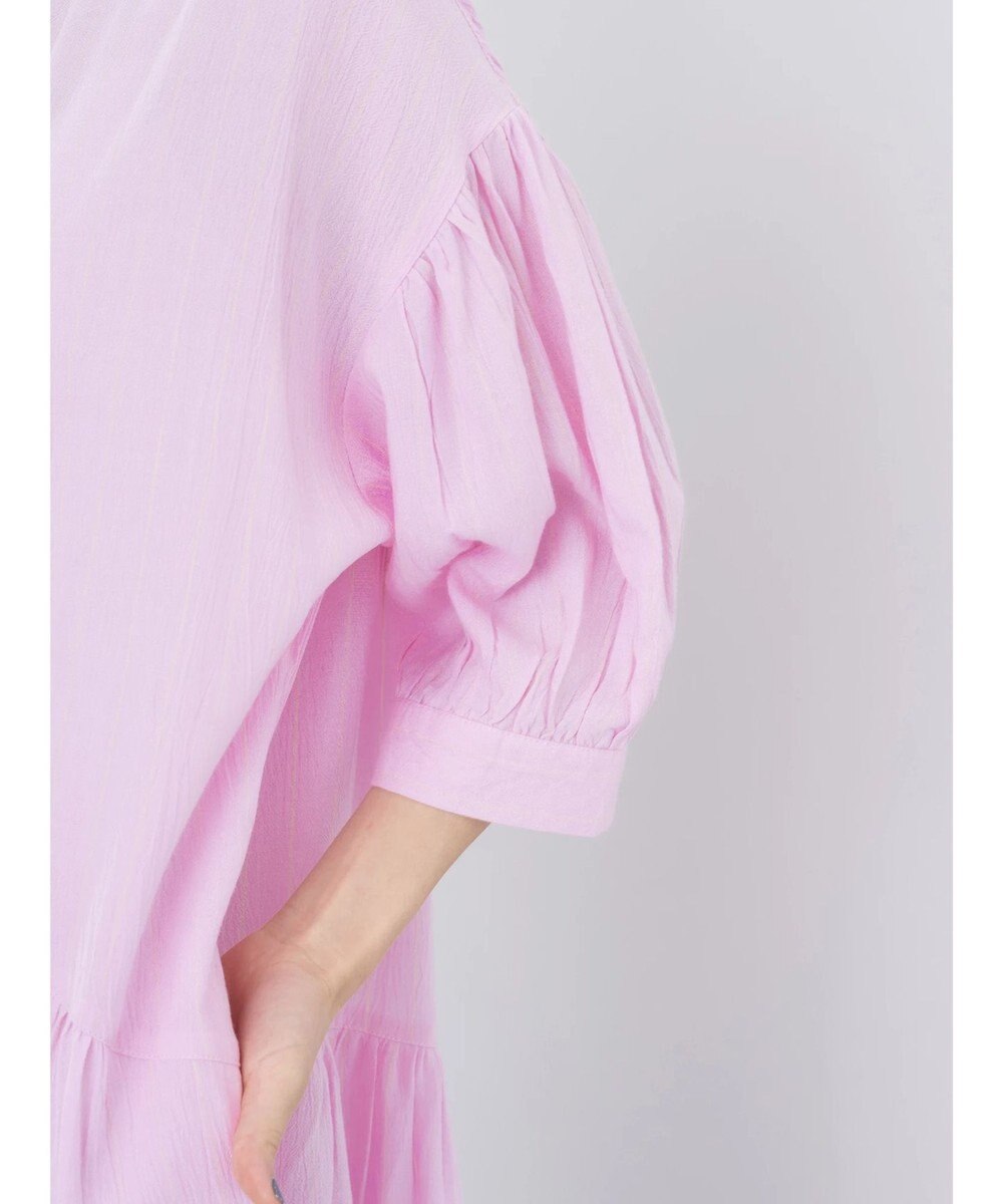 earth music&ecology レーヨンストライプワンピース 