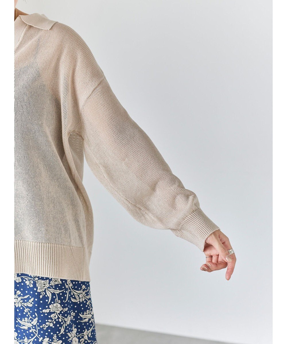 Te chichi メッシュスキッパーポロニット 