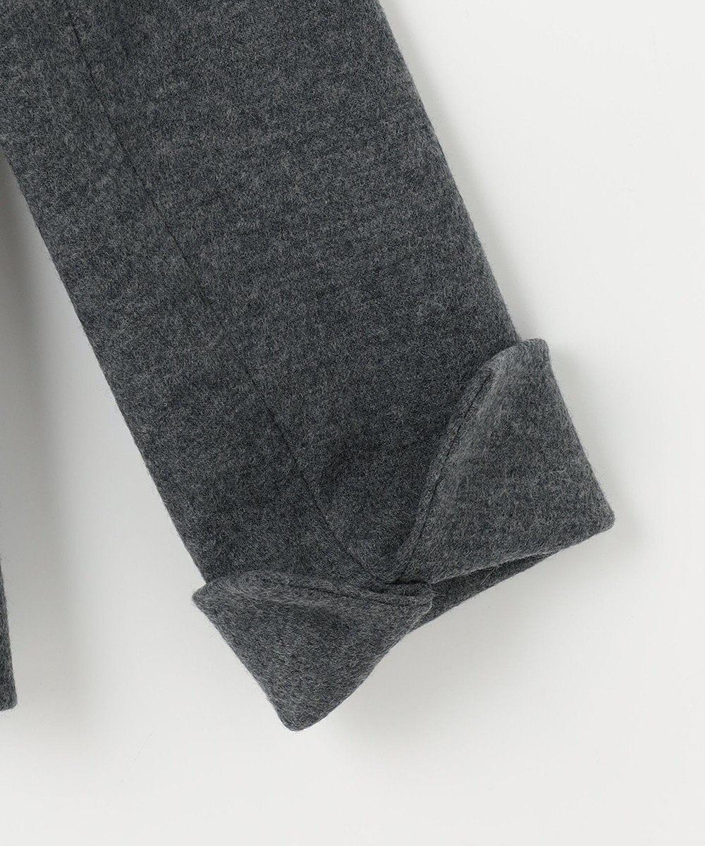 J.PRESS LADIES 【セットアップ対応】ウールスムース ノーカラー ジャケット 