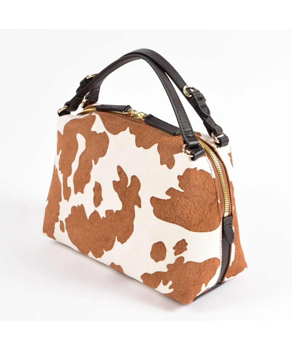 LA BAGAGERIE カウヘアーミニバッグ 