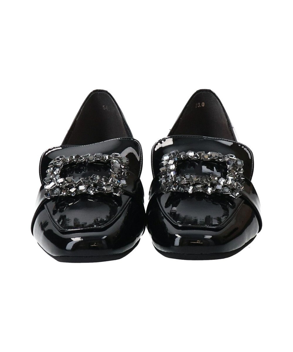 Bridget Birkin 【Bridget Birkin】スクエアバックルビジューローファー 