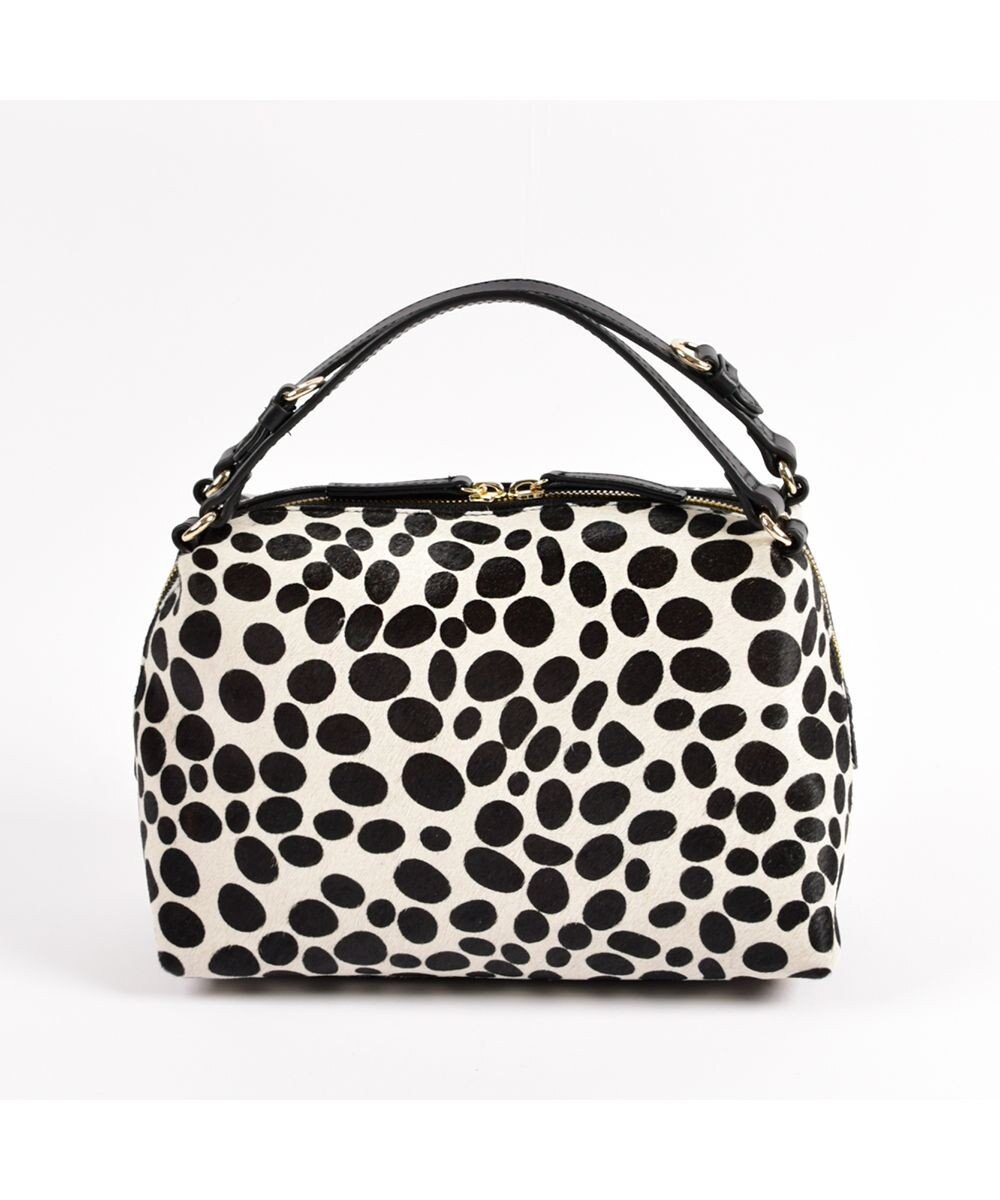 LA BAGAGERIE カウヘアーミニバッグ 