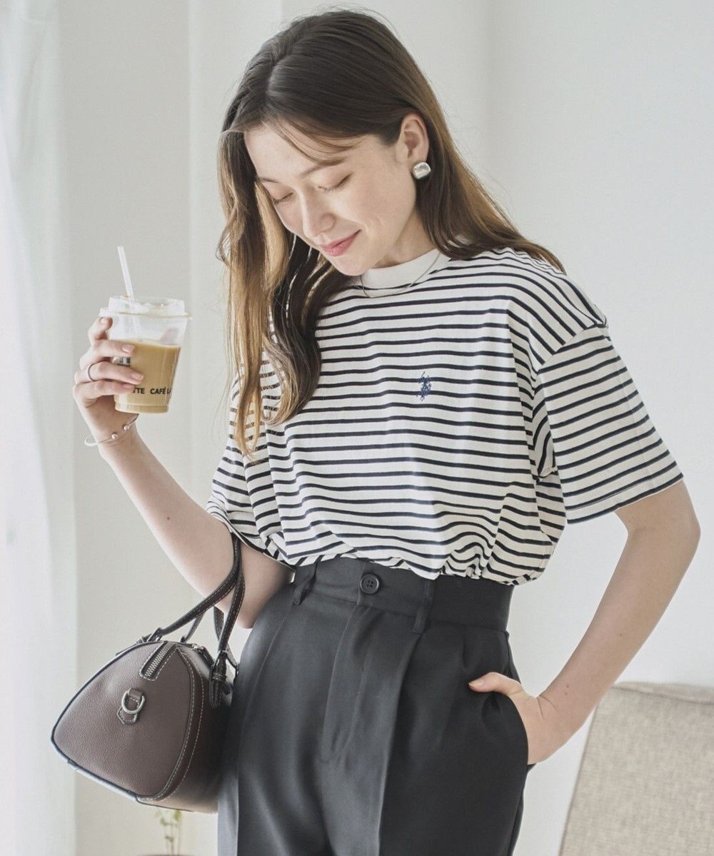 WEGO 【洗える/綿100%】USPOLOワンポイントTシャツ 