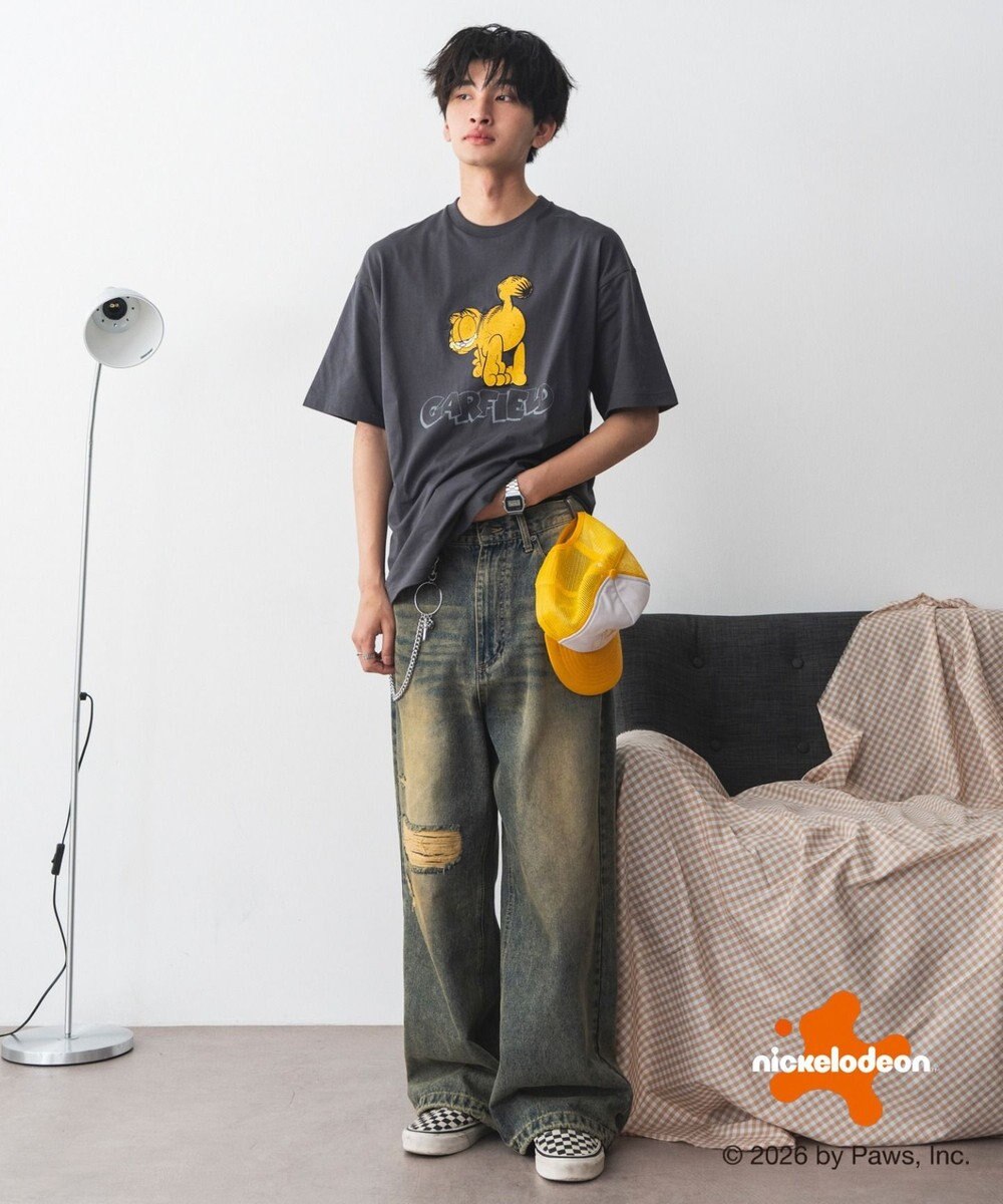 WEGO 【ユニセックス着用ITEM】GARFIELDグラフィックT（SS） 