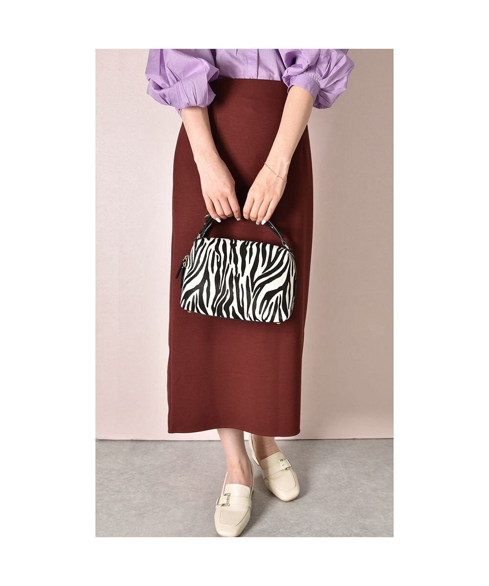 LA BAGAGERIE カウヘアーミニバッグ 