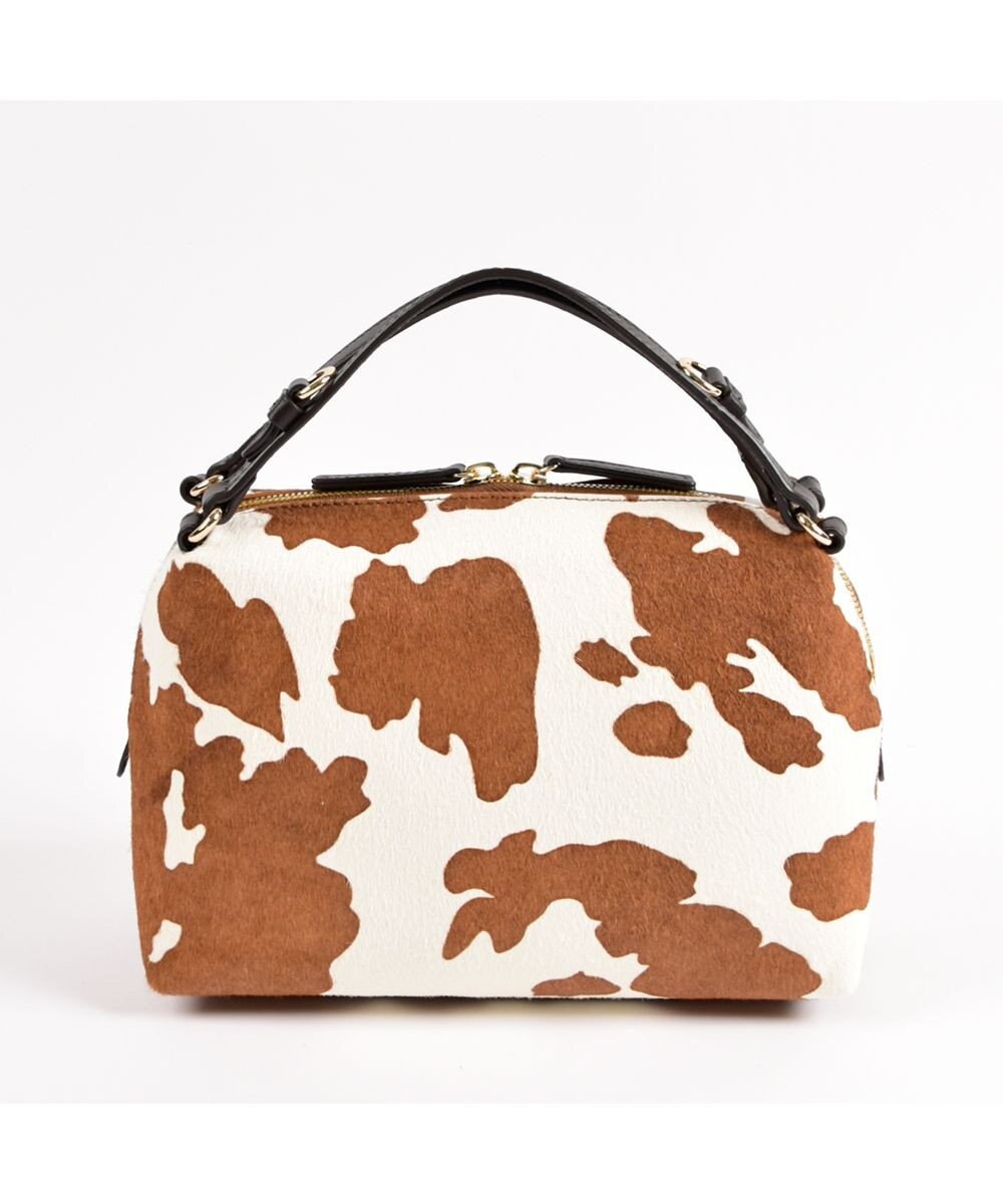 LA BAGAGERIE カウヘアーミニバッグ 