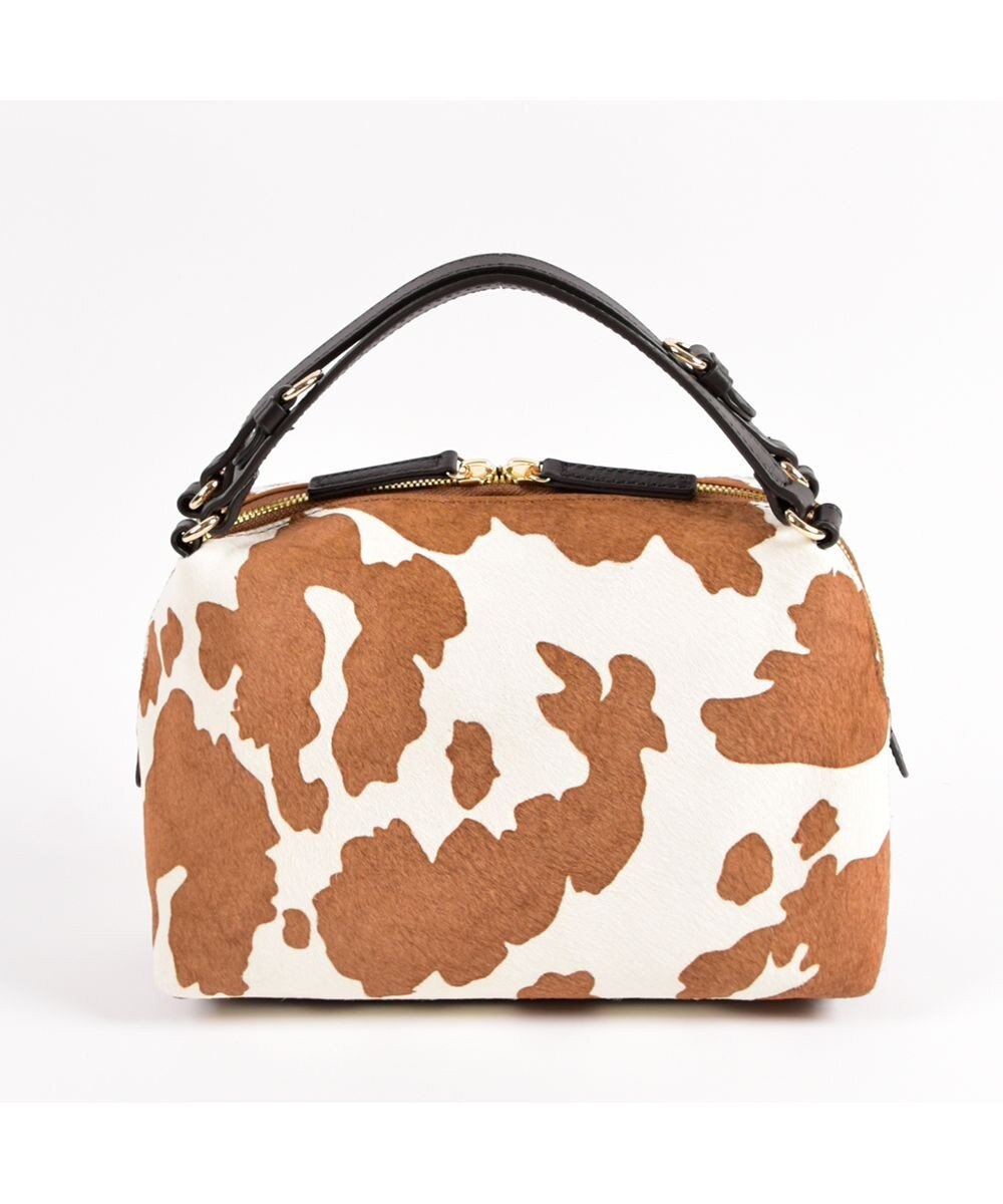 LA BAGAGERIE カウヘアーミニバッグ 