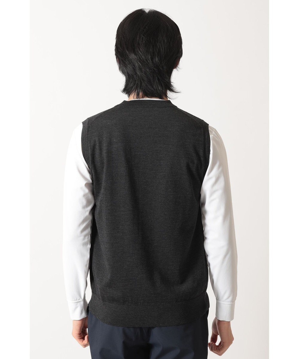 DAKS スーパーファインメリノ ニットベスト 