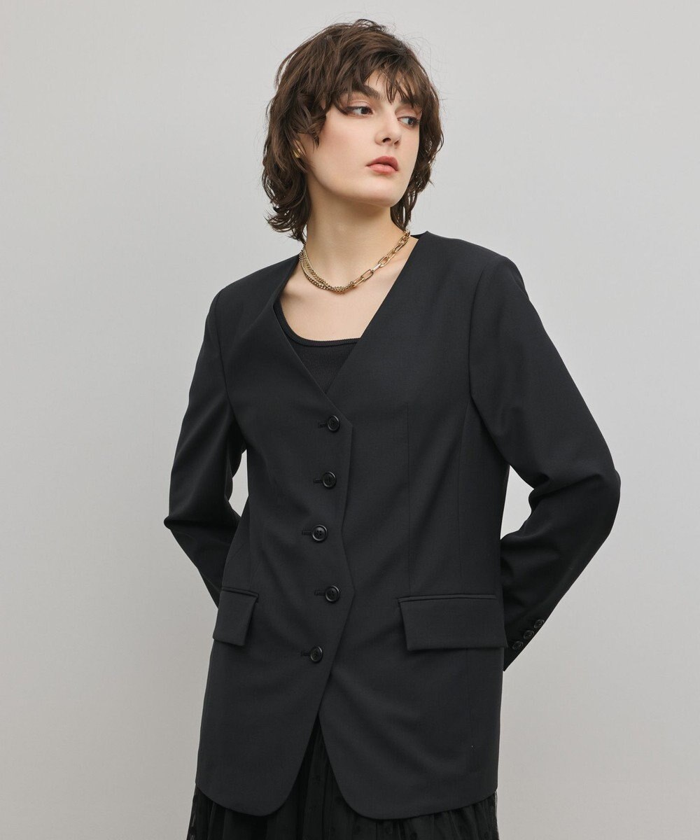 GRACE CONTINENTAL デザインフロントジャケット 