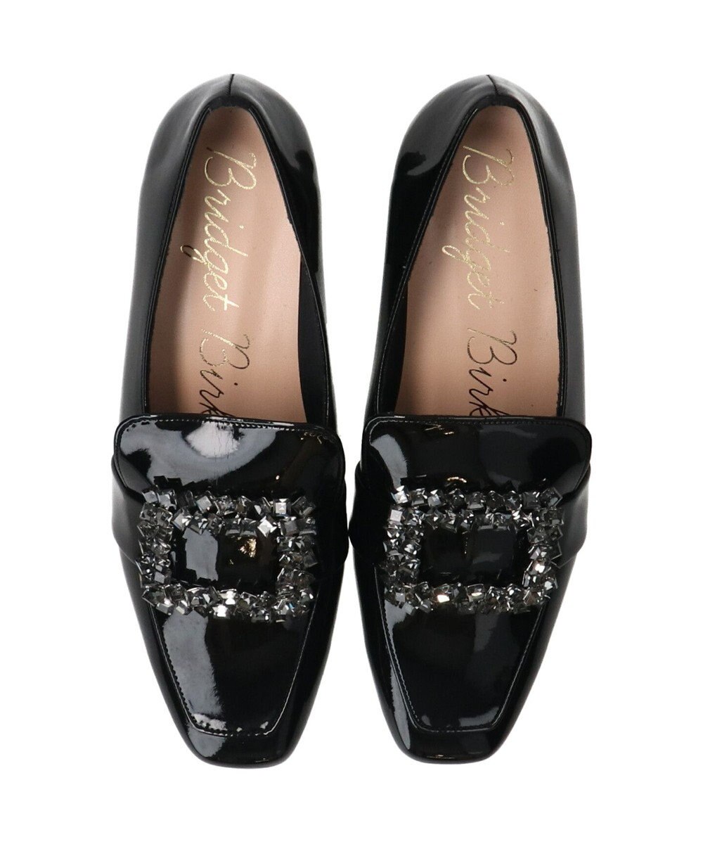 Bridget Birkin 【Bridget Birkin】スクエアバックルビジューローファー 