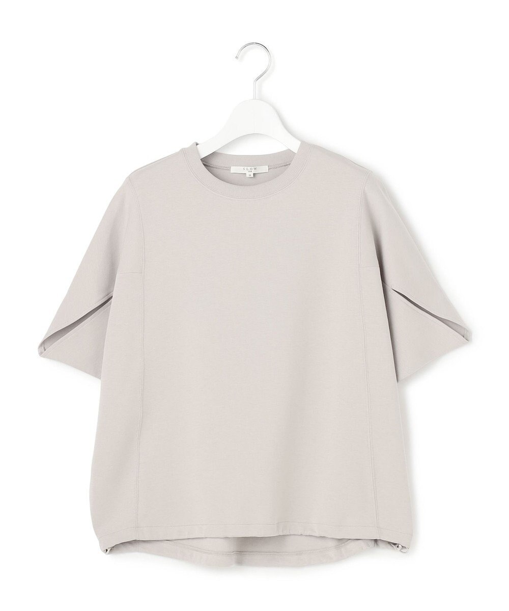 23区 【SLOW/一部店舗限定】ライトダンボール ドロストデザイン カットソー 