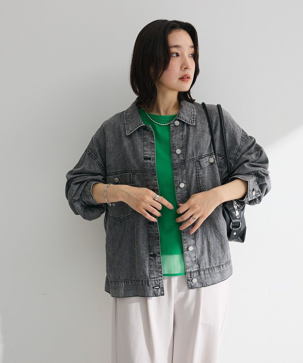 Green Parks 【適ON】遮熱チュールドッキングプルオーバー 