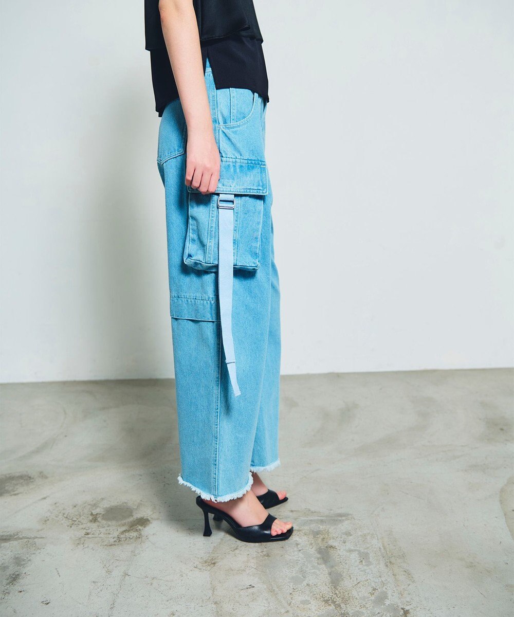 GRACE CONTINENTAL コクーンデニムカーゴパンツ 