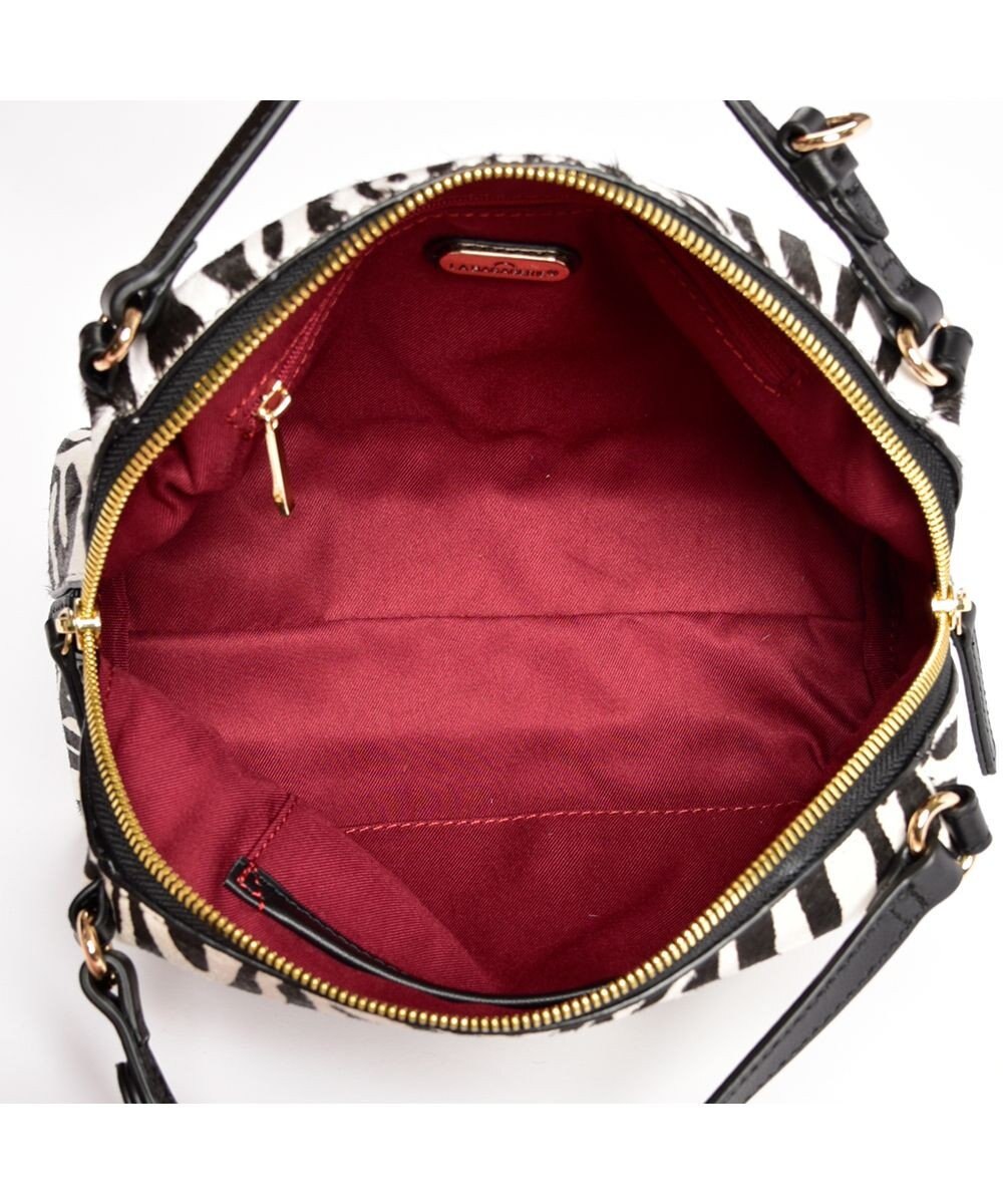 LA BAGAGERIE カウヘアーミニバッグ 