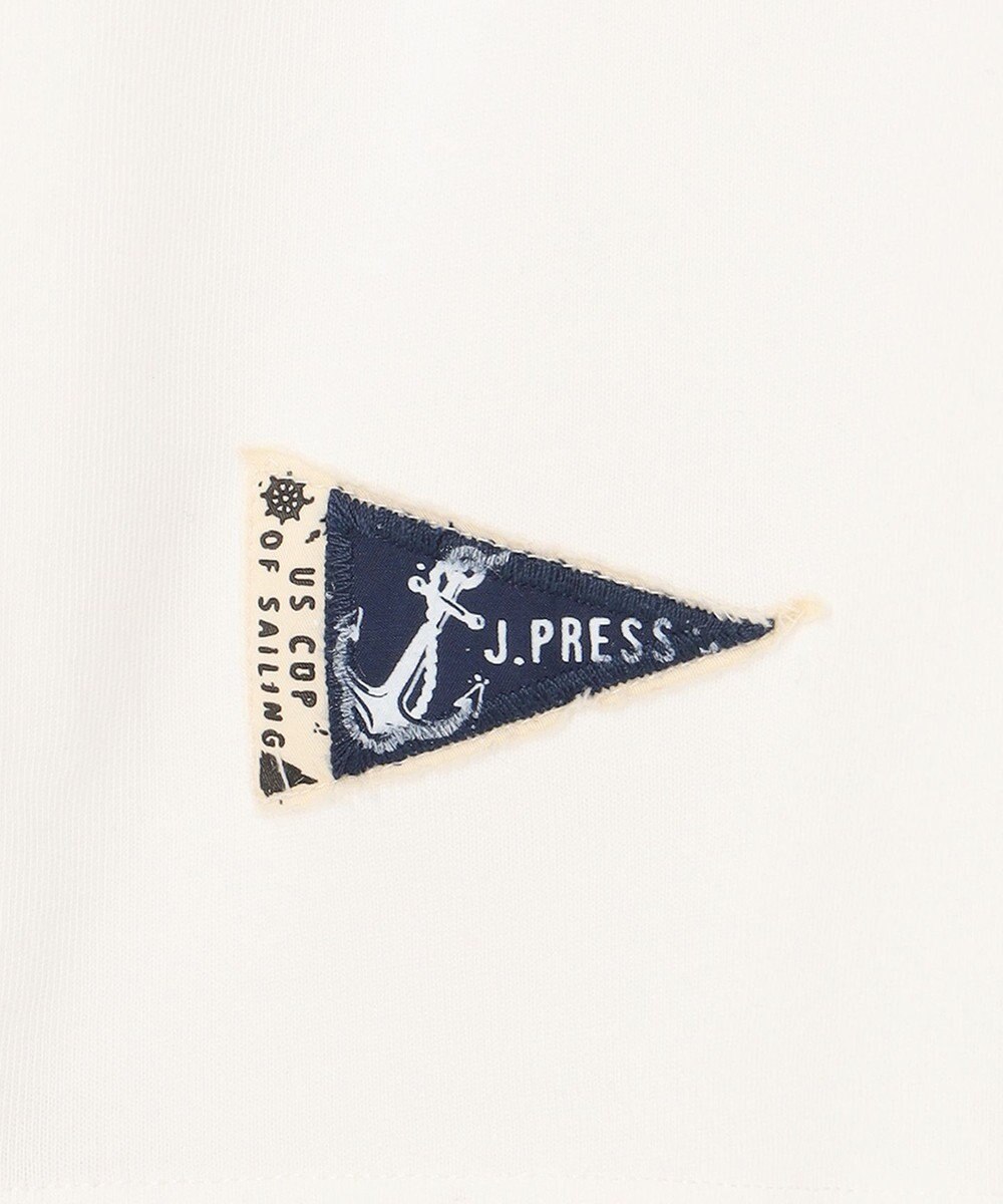 J.PRESS MEN 【NYUZELESS】エンブロイダリー モチーフTシャツ 