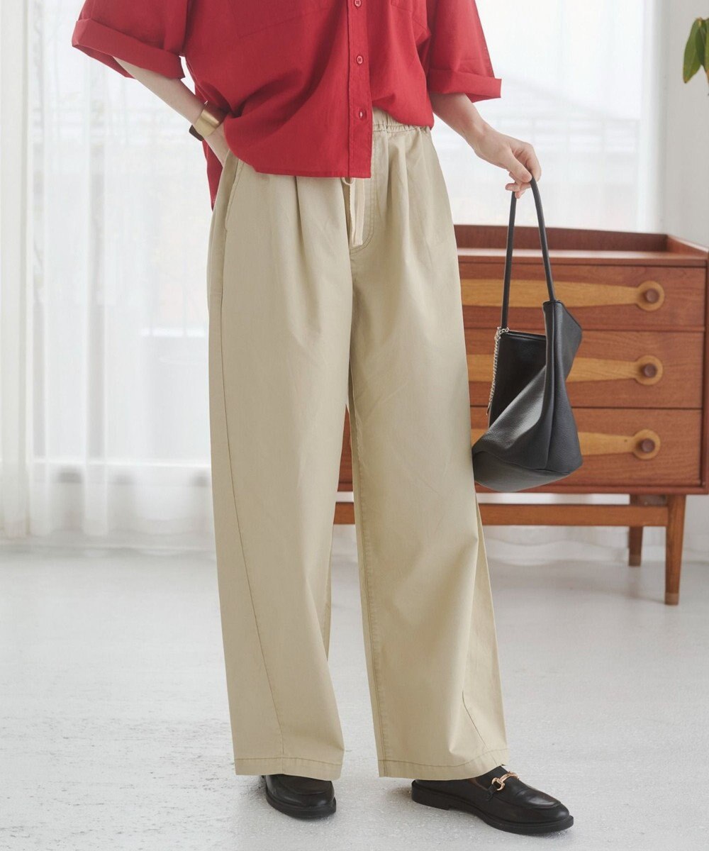 WEGO 【ANGIE VINTAGE】ツイルイージーパンツ 