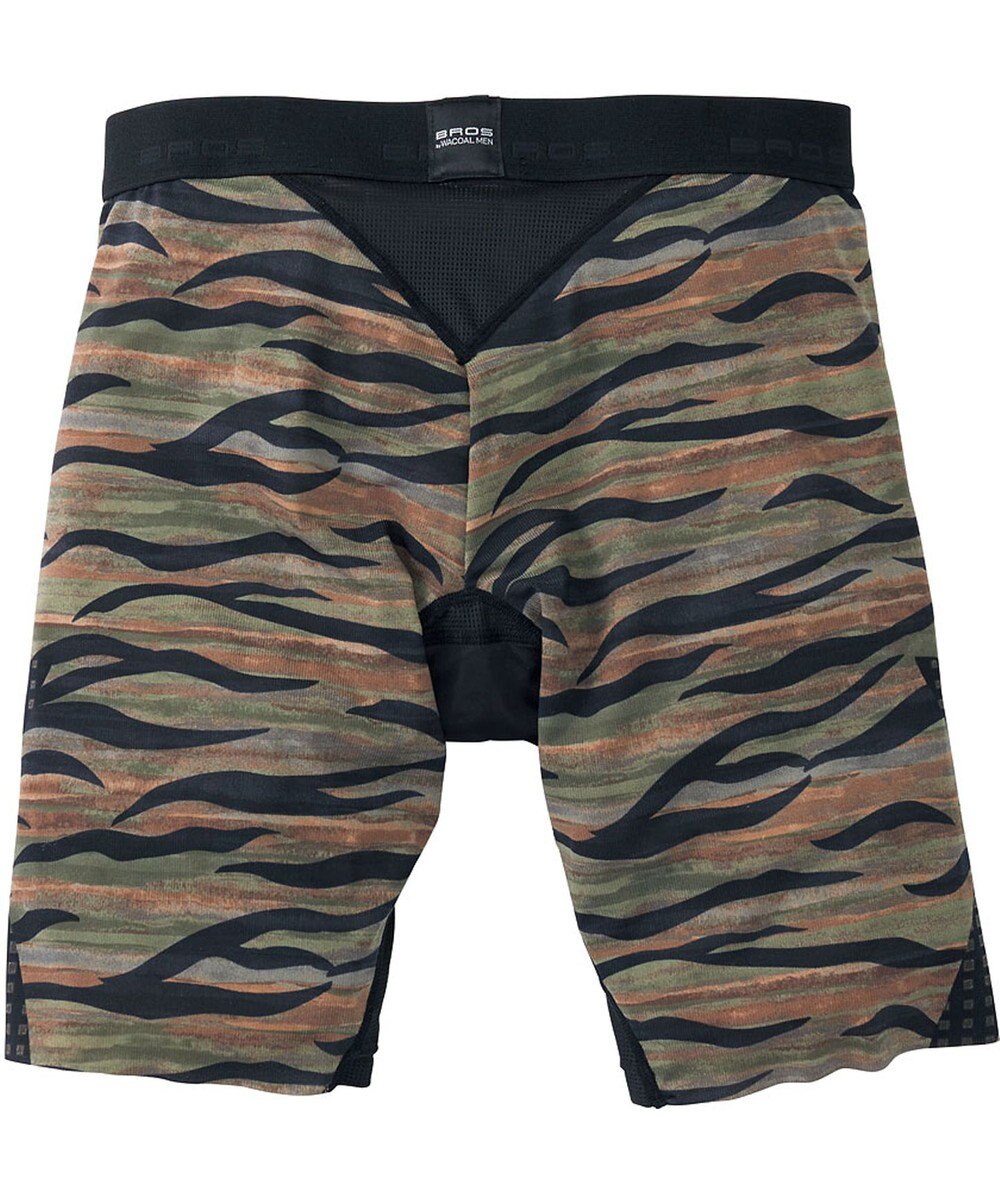 WACOAL MEN ボクサーパンツ【CROSSWALKER】はいて歩いてカロリー消費アップをめざそう！ムレ軽減設計 前開き スパッツ ロング丈 GX6007 /ブロス バイ ワコールメン 