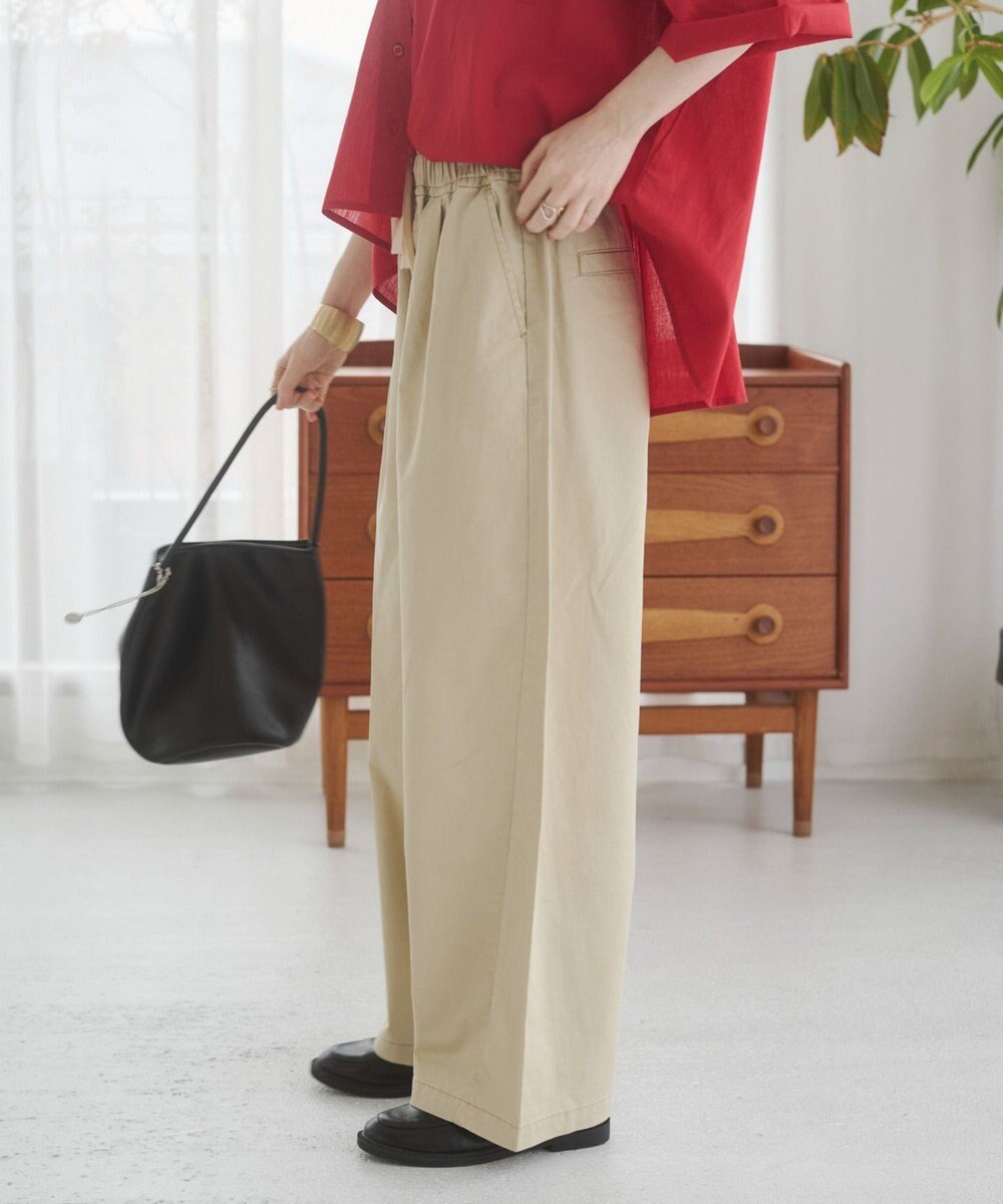 WEGO 【ANGIE VINTAGE】ツイルイージーパンツ 