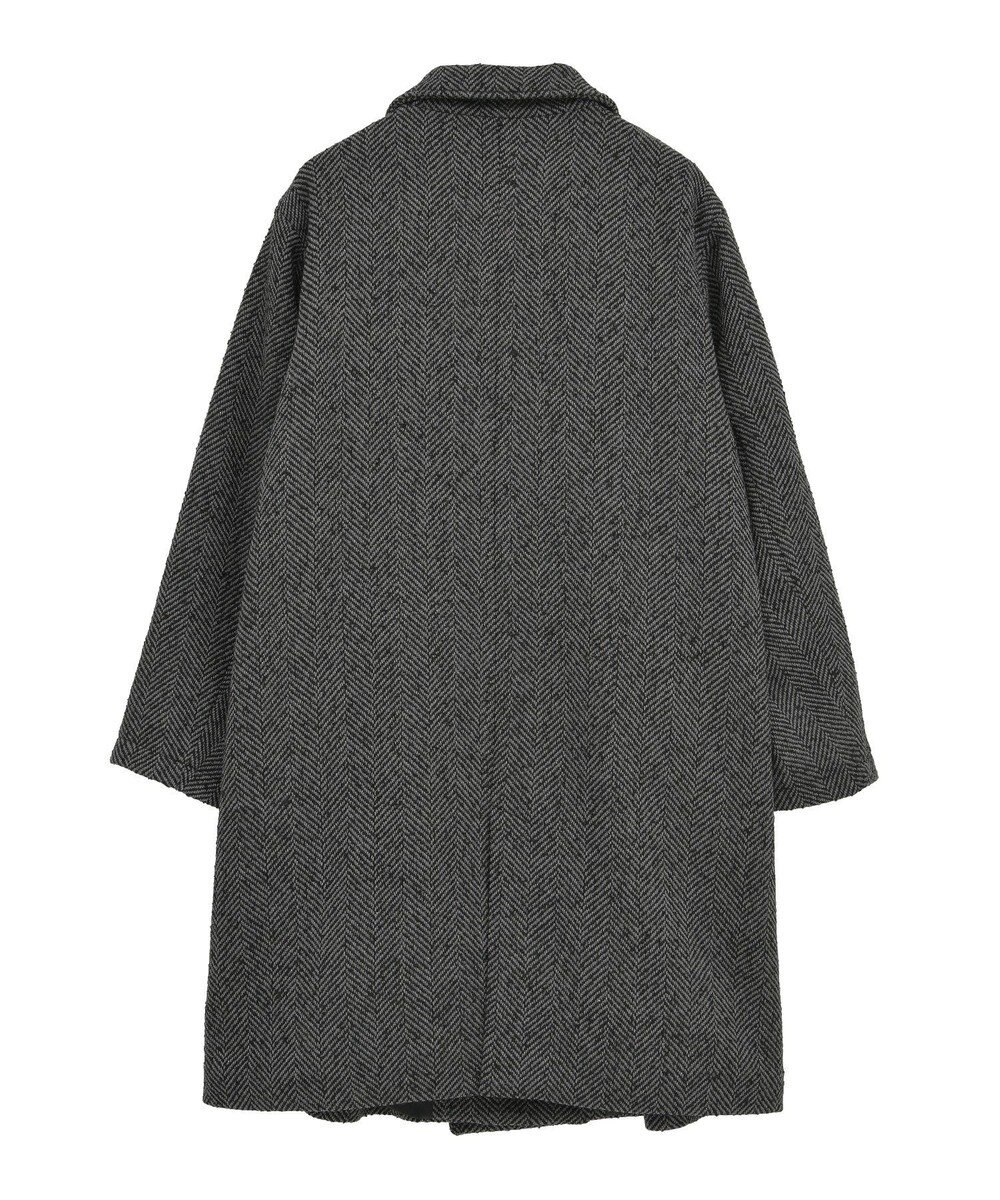 AMERICAN HOLIC ヘリンボーンスタンドカラーコート 